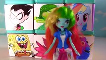PJ Masks & Teen Titans Go! Toy Surprise Blind Boxes! Owlette, Catboy, Dory, Rainbow Dash