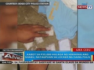 BP: Aabot sa P35,000 halaga ng hinihinalang shabu, natagpuan sa locker ng isang pulis