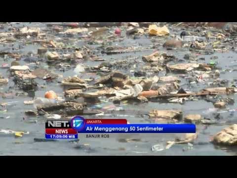 NET17 - Banjir rob di Kalideres, akses ke bandara Soetta nyaris terputus