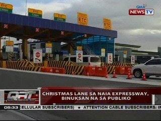 QRT: Christmas lane sa NAIA Expressway, binuksan na sa publiko