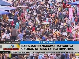 BT: Ilang magnanakaw, umatake sa siksikan ng mga tao sa Divisoria