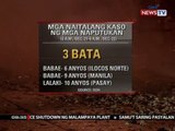 3 bata, unang naitalang kaso ng mga naputukan bago ang pasko at new year