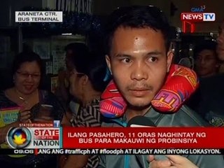 Ilang pasahero, 11 oras naghintay ng bus   para makauwi ng probinsya
