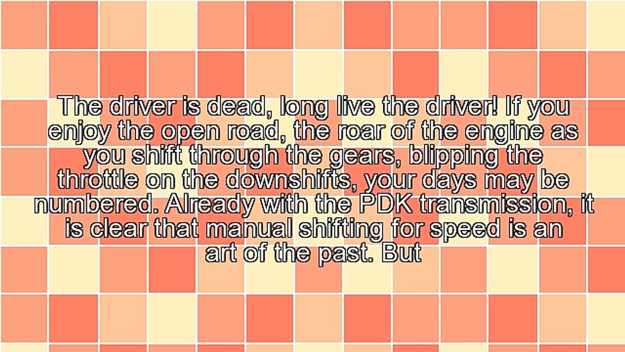 The Driver Is Dead, Long Live the Driver!