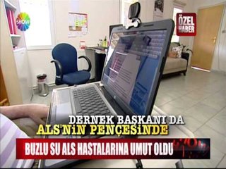 Buzlu su ALS hastalarına umut oldu