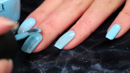 Swatch OPI Breakfast at Tiffany's - Nail art is Easy-JHLaq-mtDsU