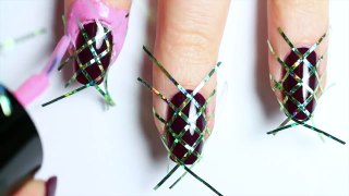 Nail art chic  - effet capitonné-0f2TcREwzHY