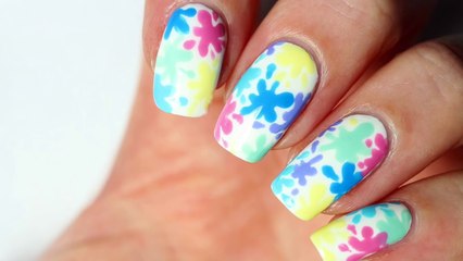  Nail art facile  - taches de peintures!-B-Nbj8qA0co