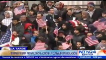 Miles de manifestantes se unen a la plegaria que rechaza la implementación del ‘veto musulmán’ en EE. UU.