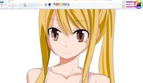 How I Draw using Mouse on Paint - Lucy Heartfilia