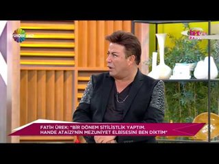 Fatih Ürek: Bir dönem stilistlik yaptım