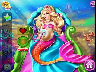Pregnant Barbie Mermaid Emergency ● Top Online Baby Games For Kids new