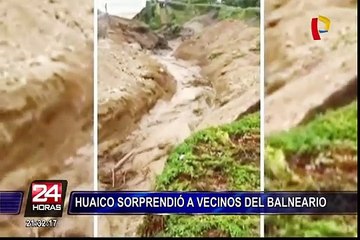Huaico en Punta Hermosa alarmó a vecinos esta madrugada