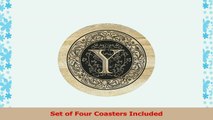 Thirstystone Drink Coaster Set Monogrammed Letter Y 19401a62