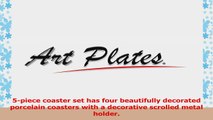 Art Plates brand  Ceramic Drink Coaster Set  Eagle with Flag 6222d93e