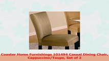 Coaster Home Furnishings 101494 Casual Dining Chair CappuccinoTaupe Set of 2 3c41c59f