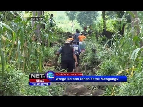 NET12 - Tanah Retak Situbondo Meluas, Seluruh Warga Diminta Mengungsi