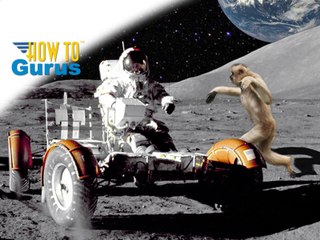 Moon Monkeys Attack Astronaut Hoax - A Photoshop Elements 15 14 13 12 11 Photography Effects Tutorial