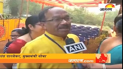 गोवा के सीएम लक्ष्मीकांत पारसेकर ने वोट डाला