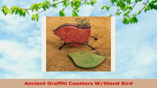 Ancient Graffiti Coasters WStand Bird f5cacda5