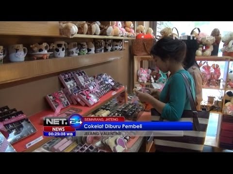 NET24 - Jelang Hari Valentine Cokelat Diburu Pembeli