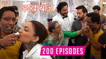 Ishqbaaz 200 Episodes Celebration  Cake Cutting  Shivaay  Anika  Tia