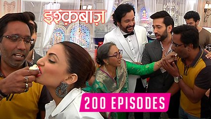 Ishqbaaz 200 Episodes Celebration  Cake Cutting  Shivaay  Anika  Tia