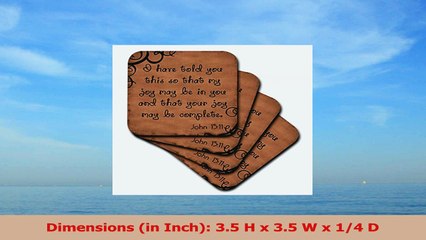 3dRose cst1500692 Bible Verse John 1511 Brown Background Bible Christian Inspirational 9c9e1f0f