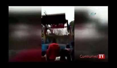 Lunaparka cinayet gibi kaza