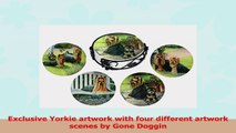 Gone Doggin Yorkie Ceramic Coaster Set  Yorkshire Terrier Gifts for Dog Lovers 6920850f