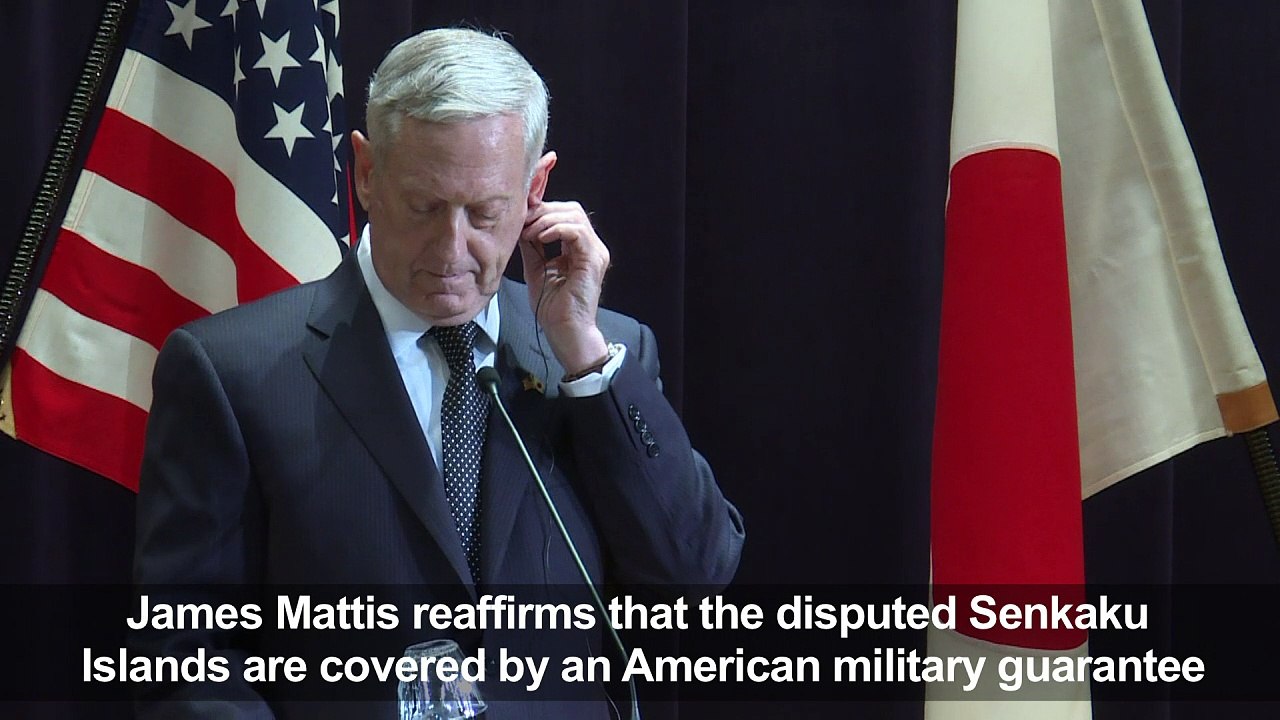 Disputed islands are covered by US-Japan treaty: Mattis