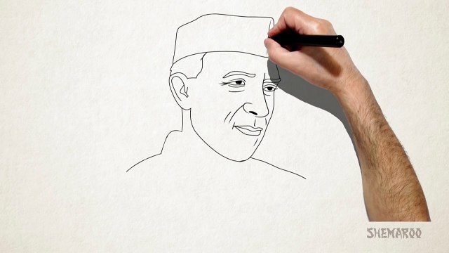 Easy Chacha Nehru Drawing For Kids Children S Day Special Kids Learning Video Shemaroo Kids H D Bri6mwc Video Dailymotion