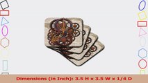 3dRose cst1081022 Steam Punk Cog Wheels in Bronze Soft Coasters Set of 8 cf580fb7