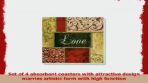 CounterArt Best Things Absorbent Coasters Assorted Set of 4 842b7904