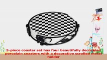 Art Plates Checkered Flag Ceramic Drink Coaster Set 61a50dd0