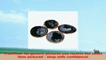 Sold as Shown Natural Agate Coasters Set of 4 with 24K Gold Rim  Set 1 Protective 96b3ecac