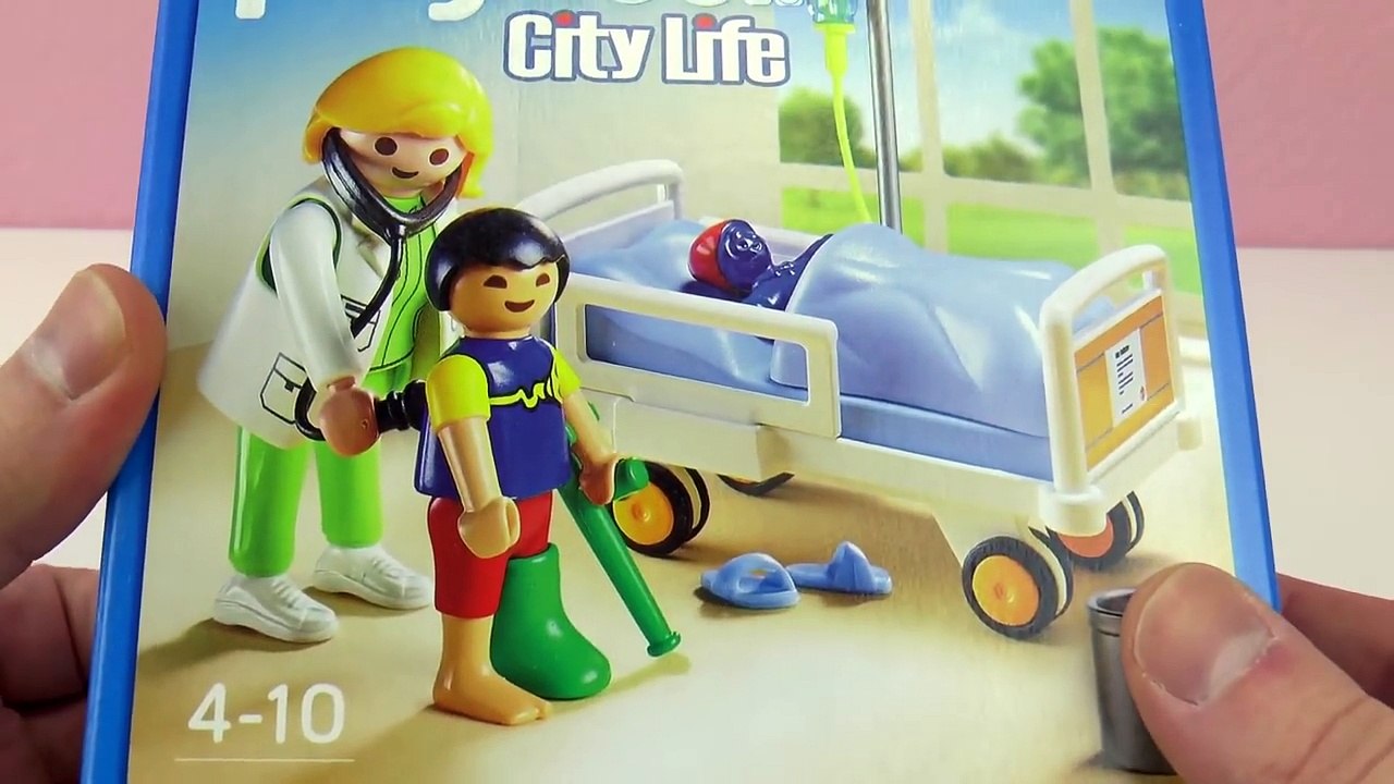 PLAYMOBIL Ärztin am Kinderkrankenbett! Zusatz-Set für PLAYMOBIL KINDERKLINIK! Demo Deutsch-BSawbx7RkBE