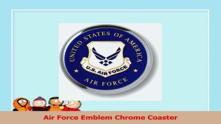 Air Force Emblem Chrome Coaster 2915e0a5