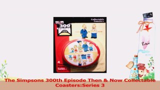 The Simpsons 300th Episode Then  Now Collectable CoastersSeries 3 6a36c569