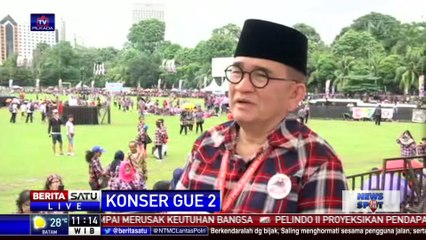 Dana #KonserGue2 Berasal dari Relawan dan Simpatisan