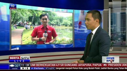 Ahok Sepedaan dengan Warga Jakarta