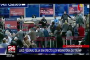 EEUU: juez federal suspende veto migratorio de Donald Trump