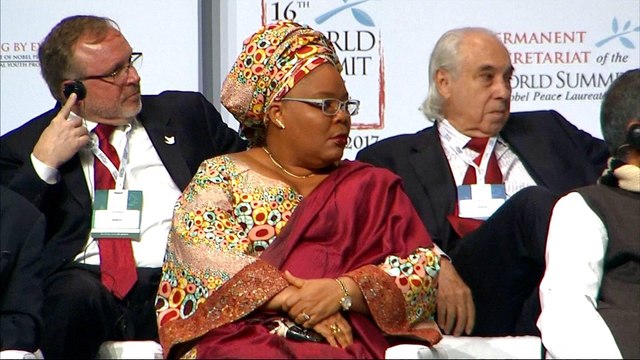 Nobel peace laureates gather in Colombia