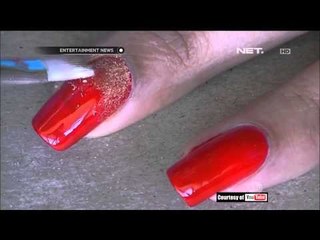 Memanfaatkan eyeshadow untuk ombre nail polish