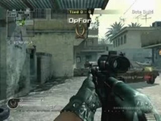 Découverte : Beta Call of Duty 4 - X360