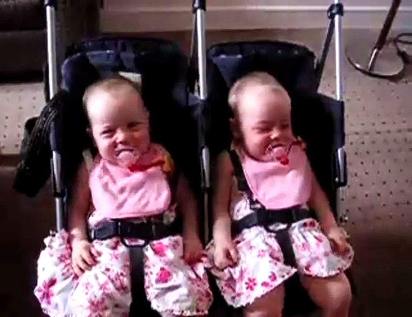 Laughing twins