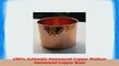STREET CRAFT 100 Authentic Hammered Copper Medium Hammered Copper Bowl 9bf47963