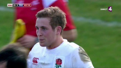 ANGLETERRE/FRANCE - U20 : l'Angleterre surclasse les Bleuets à la mi-temps