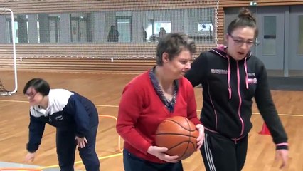 LBB LF2 Veille de match contre le Centre Federal avec Pauline Lithard