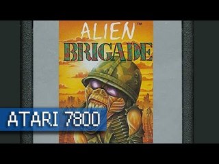 Alien Brigade - Atari 7800 (1080p 60fps)